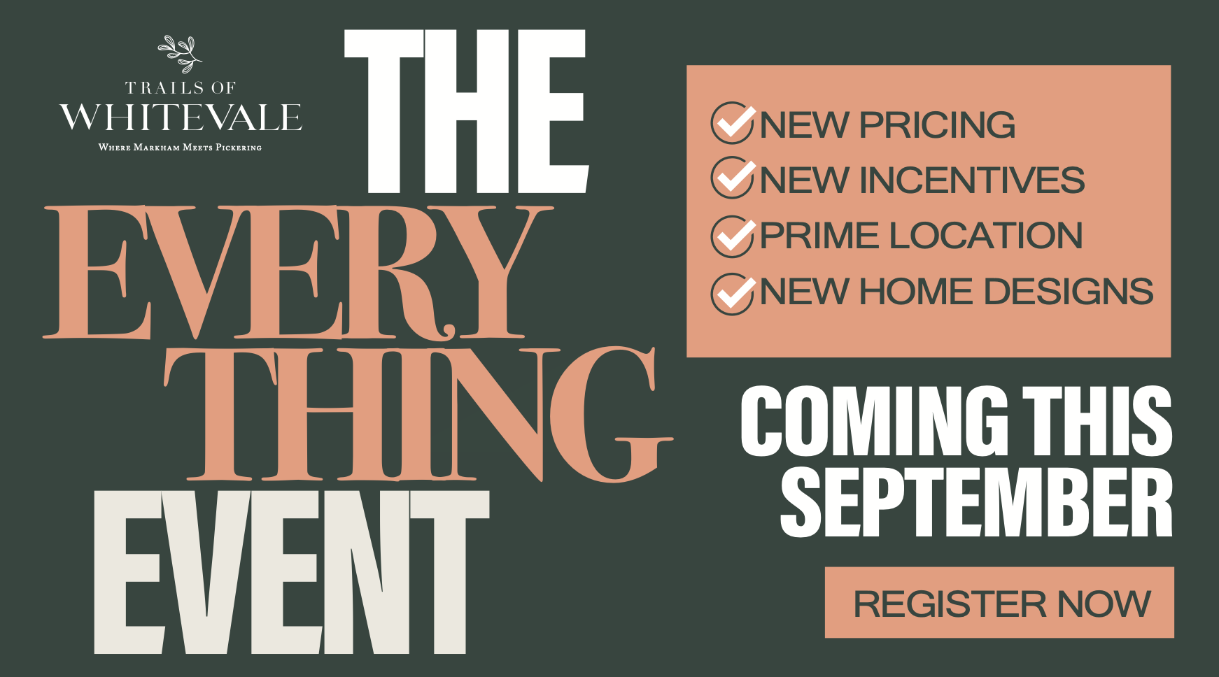 Trails of Whitevale: The Every Thing Event, coming this September. Register now.